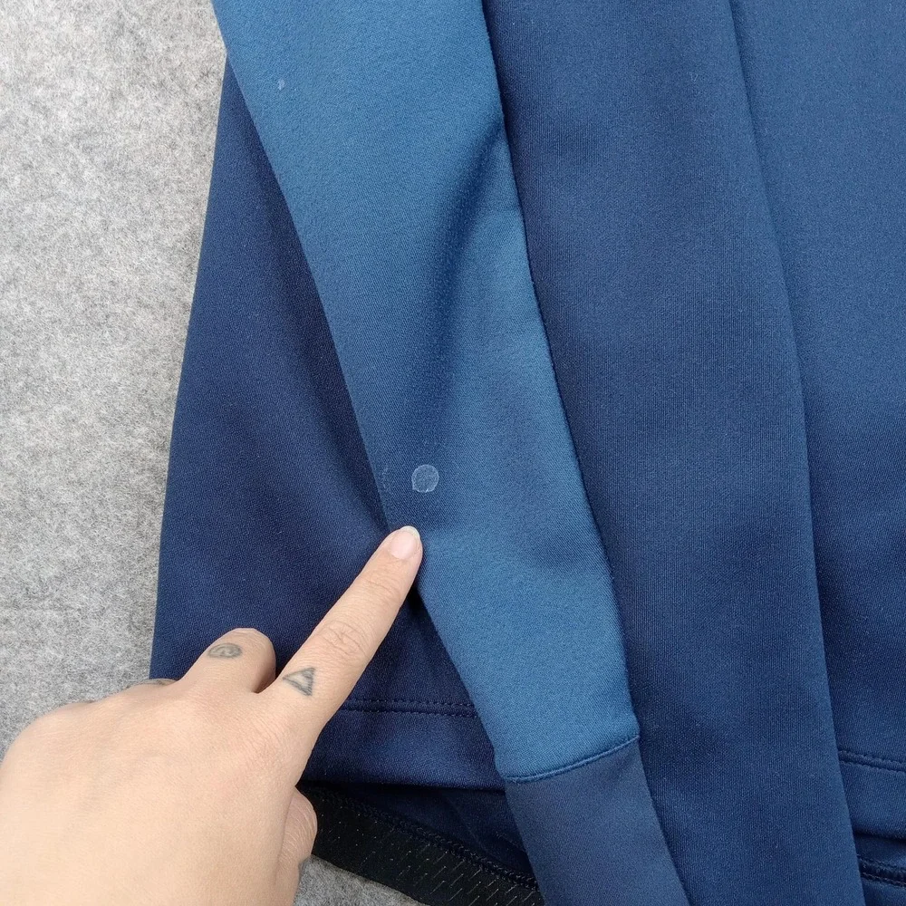 Pearl Izumi Jacket Mens Large Blue Cycling Softshell Full Zip Reflective Pockets - Picture 2 of 10